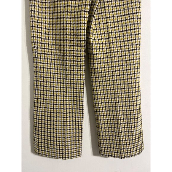 SPANX The Perfect Pant Kick Flare Houndstooth New Yellow/Black size XSmall - Picture 8 of 16